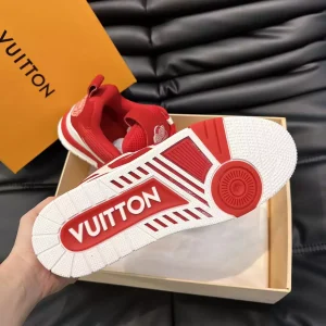 LOUIS VUITTON SKATE SNEAKER RED WHITE – L087