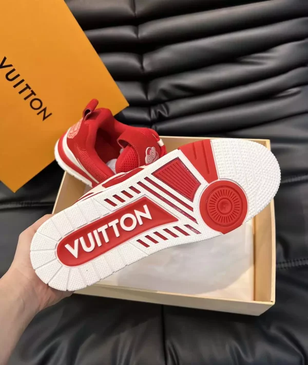 LOUIS VUITTON SKATE SNEAKER RED WHITE – L087