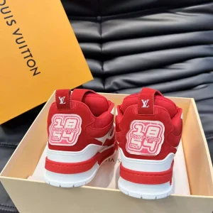 LOUIS VUITTON SKATE SNEAKER RED WHITE – L087