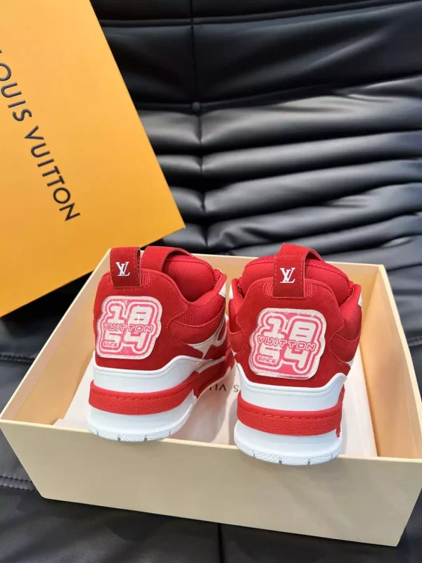 LOUIS VUITTON SKATE SNEAKER RED WHITE – L087