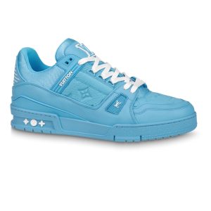 LOUIS VUITTON TRAINER SNEAKERS IN BLUE - L154